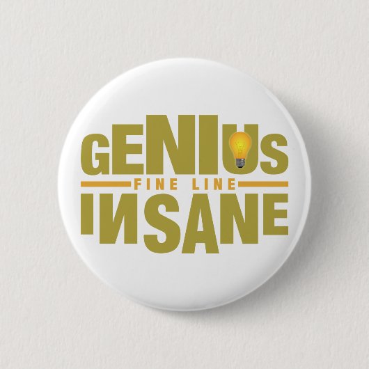 GENIUS VS IN狂カスタム者ボタン 缶バッジ (正面)