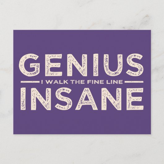 GENIUS VS INFASIANポストカカスタムード ポストカード (正面)