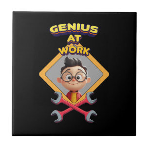 genius work おもしろいギーク修復コンピュータアニメーションc タイル