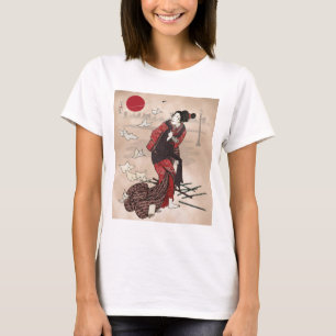 Genjiのkumoのukiyoyeのawase Tシャツ