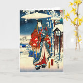 Genji 1853の権利の物語 カード (黄色い花)