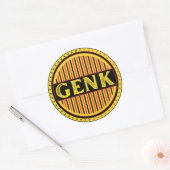 Genk City Pride Emblem – Belgian Identity ラウンドシール (封筒)