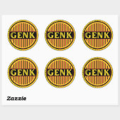 Genk City Pride Emblem – Belgian Identity ラウンドシール (シート)