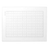 Genkouyoushi日本のの書練習用メモ帳 ノートパッド (正面)