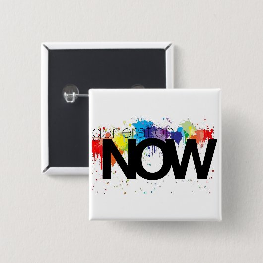 GenNowボタン 缶バッジ (正面&裏面)