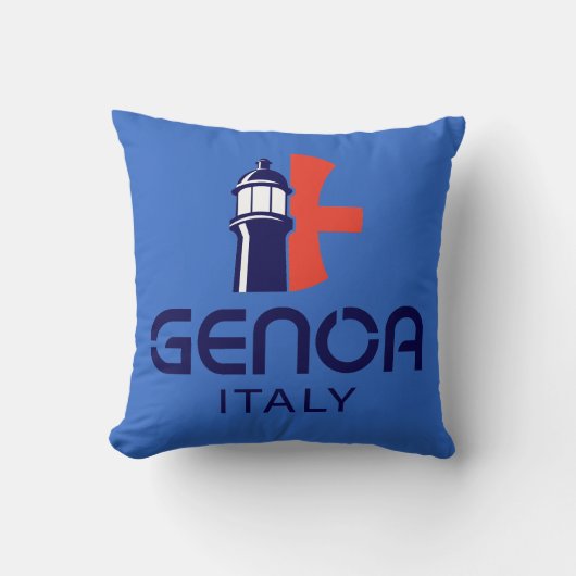 Genoa Italy Europe クッション (正面)