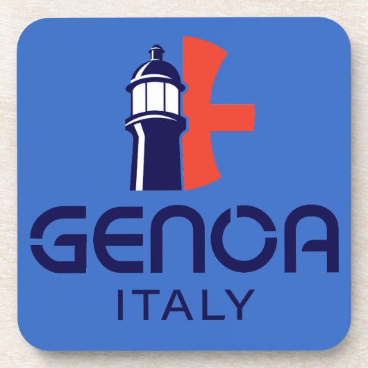 Genoa Italy Europe コースター (正面)
