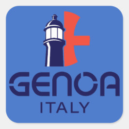 Genoa Italy Europe スクエアシール