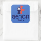 Genoa Italy Europe スクエアシール (バッグ)