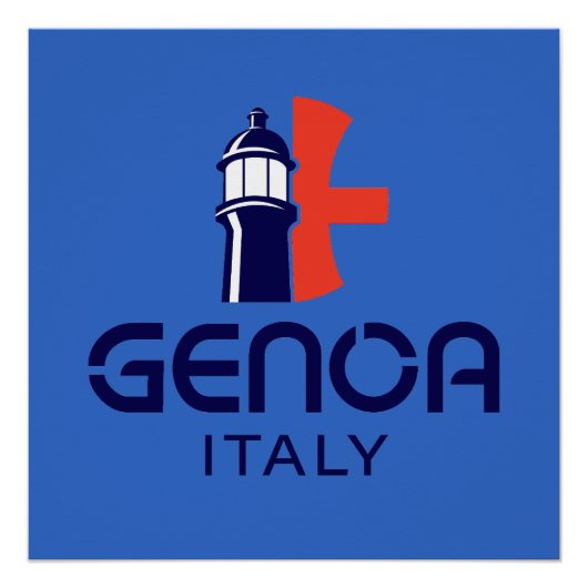 Genoa Italy Europe ポスター (正面)