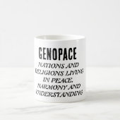 GENOPACE 国と宗教が平和に共存する コーヒーマグカップ (中央)