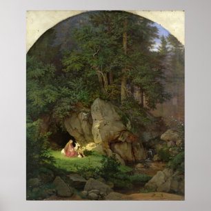 Genovava木製クリアリング, 1839-41 ポスター