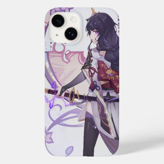 Genshin impact Baal sakura leaves Case-Mate iPhoneケース (裏面)