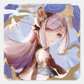 Genshin Impact Shenhe スクエアシール (正面)