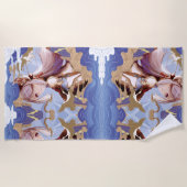 Genshin Impact Shenhe ビーチタオル (正面)