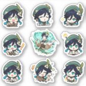 Genshin Impact Ventiスタンプ シール (正面)