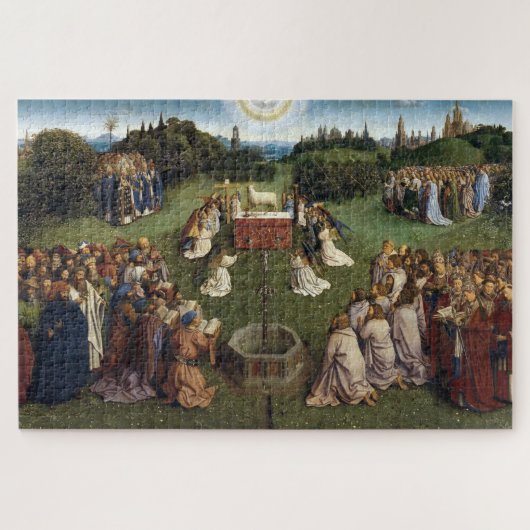 Gent Altarpiece(詳細)、Van Eyck Brothers ジグソーパズル (横)