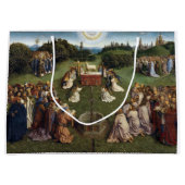 Gent Altarpiece(詳細)、Van Eyck Brothers ラージペーパーバッグ (正面)