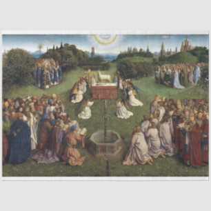 Gent Altarpiece(詳細)、Van Eyck Brothers 薄葉紙
