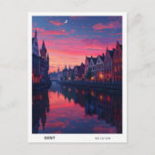 Gent Belgium Travelでのサンライズ ポストカード (正面)