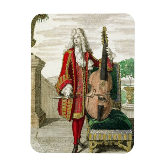 Gentant 遊's the cello, published c.1688-90 ( マグネット (縦)