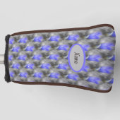 Gentian Flower Art Pattern Personalized ゴルフヘッドカバー (正面)