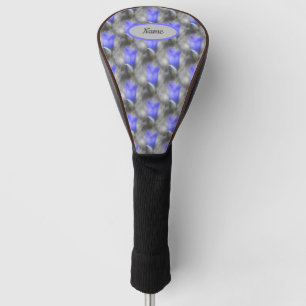 Gentian Flower Art Pattern Personalized ゴルフヘッドカバー