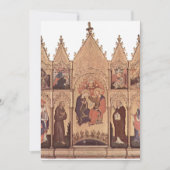 Gentile da Fabriano - Valle Romita Polyptych 招待状 (正面)