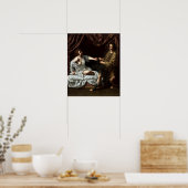 Gentileschi – ジョセフとポティpharの妻 ポスター (キッチン)