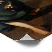 Gentileschi – バスティバAt Her Bath 1645 ポスター (角)