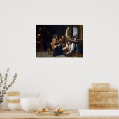 Gentileschi – バプテスト誕生聖ヨハネの聖母 ポスター (キッチン)