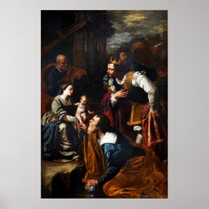 Gentileschi – マグィ崇拝 ポスター