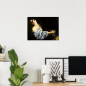 Gentileschi – マグダレネ岬 ポスター (ホームオフィス)