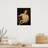 Gentileschi – ルクレティアアートキュリアル ポスター (キッチン)