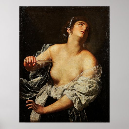 Gentileschi – ルクレティアアートキュリアル ポスター (正面)