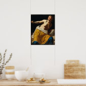 Gentileschi – ルクレティア ポスター (キッチン)
