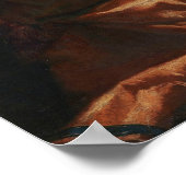 Gentileschi – 自己の肖像画としてマリア・マグダレナ ポスター (角)