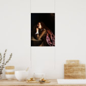 Gentileschi - Magdalene Penitent ポスター (キッチン)