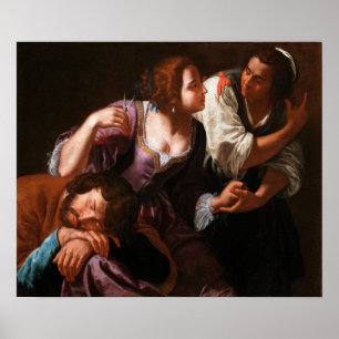 Gentileschi - Samson And Delilah ポスター
