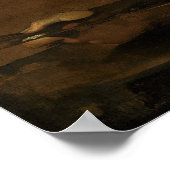 Gentileschi - Self Portrait Aligory Of 絵画 S ポスター (角)