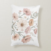 Gentle Anemone Bouquet Watercolor Softness アクセントクッション (裏面(縦))