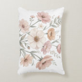 Gentle Anemone Bouquet Watercolor Softness アクセントクッション (正面(垂直))