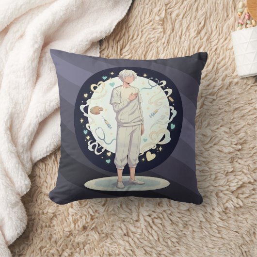 Gentle Anime Doctor Art クッション (ブランケット)