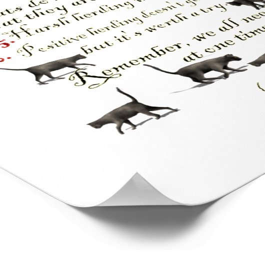 Gentle Art of Herding Cats ポスター (角)