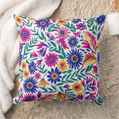 Gentle Bloom Aesthetic 20x20 Throw Pillow クッション (ブランケット)