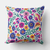 Gentle Bloom Aesthetic 20x20 Throw Pillow クッション (正面)