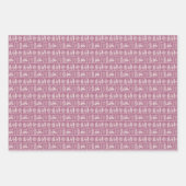 Gentle Botanic Rhythm XL blue green pink florals ラッピングペーパーシート (正面3)