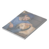 Gentle Boy and Sleeping Dog – Warm Moments Notepad ノートパッド (回転)