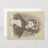 Gentle Chimpanzeeことわざ「Get Well Soon」 ポストカード (正面/裏面)