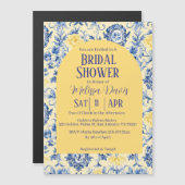 Gentle Chinoiserie Bridal Shower Invitation  マグネット招待状 (正面/裏面)
